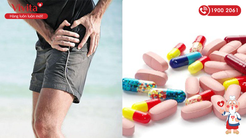 Một số thuốc kháng viêm không steroid có tác dụng kháng viêm như aspirin, ibuprofen, naproxen… giúp người bệnh kiểm soát cơn đau