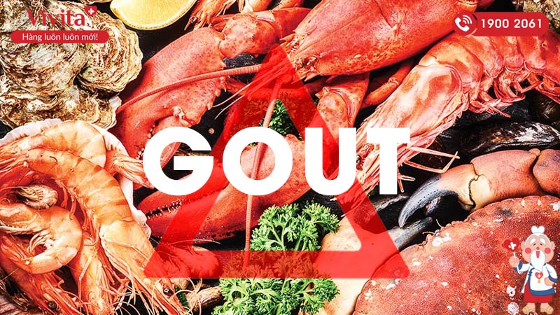 người bệnh gout nên kiêng ăn động vật có vỏ