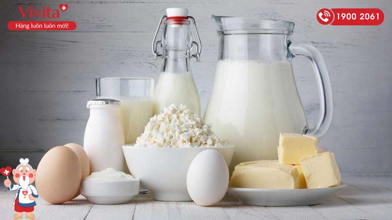 Trong các loại thực phẩm được chế biến từ sữa luôn có chứa rất nhiều canxi