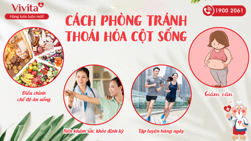 cách phòng tránh thoái hóa cột sống