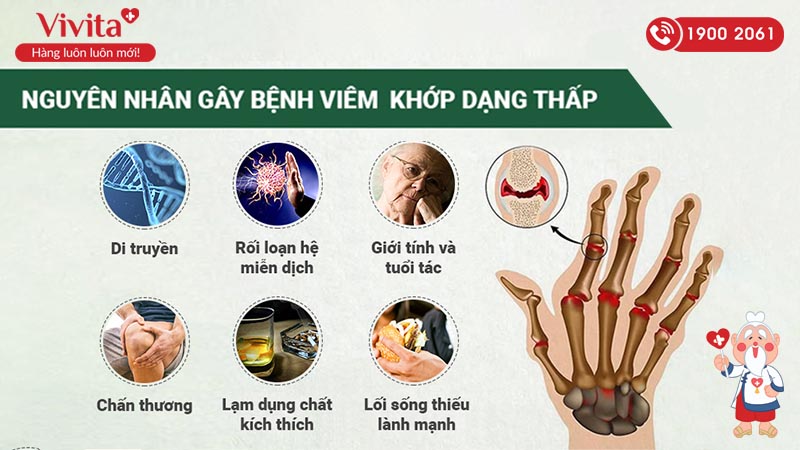 nguyên nhân bệnh viêm khớp dạng thấp