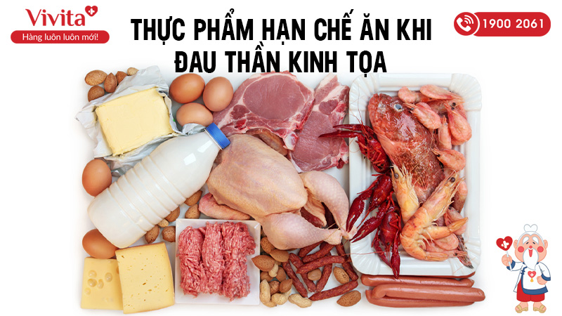 Thực phẩm hạn chế ăn khi Đau thần kinh tọa