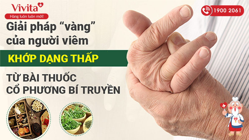 Ưu điểm của việc chữa viêm khớp dạng thấp bằng thuốc nam