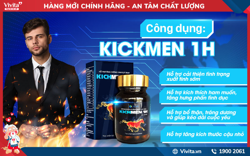 công dụng kichmen 1h