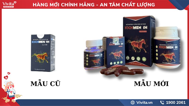 kichmen 1h mẫu mới