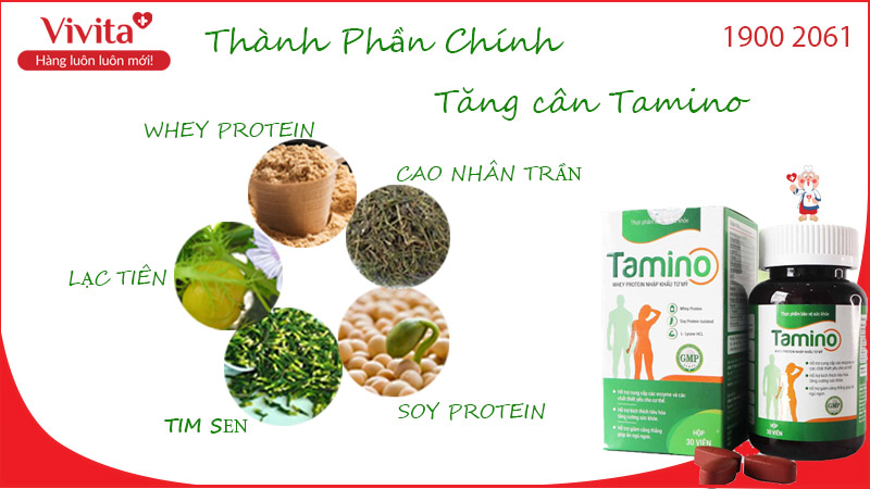 thành phần tăng cân tamino