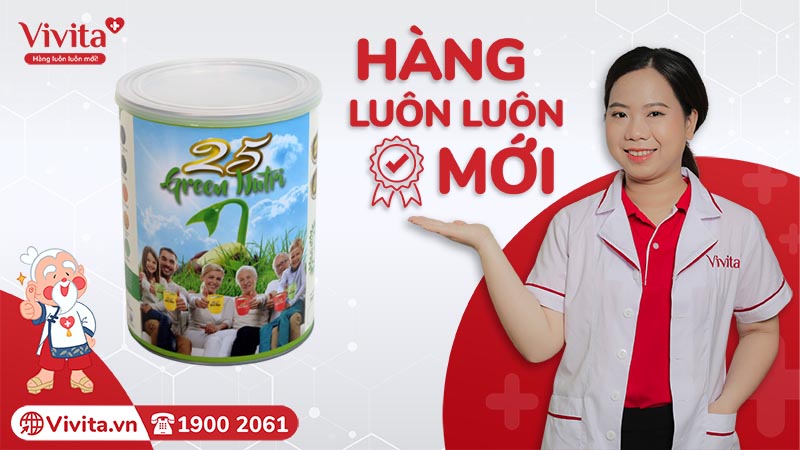 Mua 25 Green Nutri chính hãng hàng mới tại Vivita