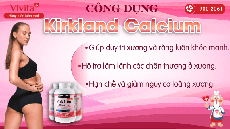 vien uong bo sung canxi calcium kirkland 600mg d3