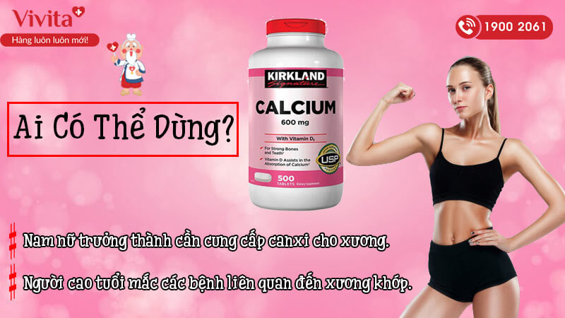 vien uong bo sung canxi calcium kirkland 600mg d3