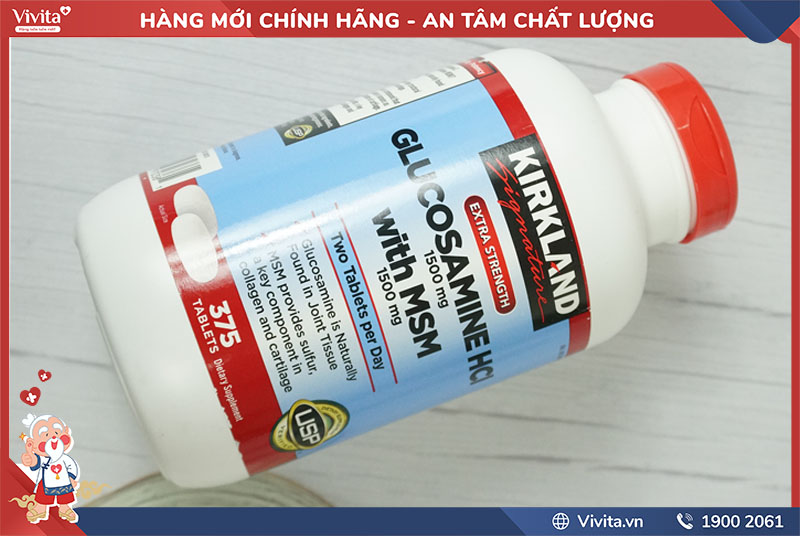 Glucsamin Kirkland 375 viên thuốc xương khớp của Mỹ tốt nhất