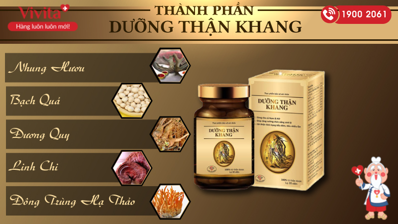 thành phần dưỡng thận khang