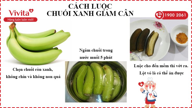 kinh nghiệm giảm cân bằng chuối