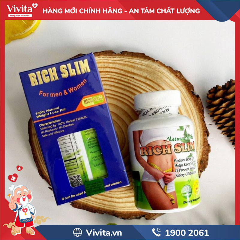 công dụng viên uống rich slim usa