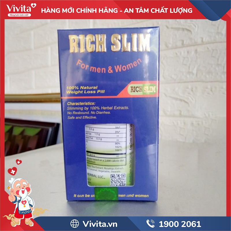 viên uống rich slim usa có tốt không