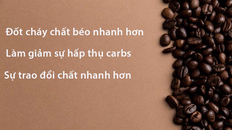 giảm cân bằng cafe