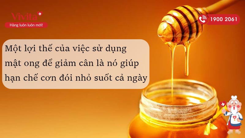 uống mật ong giảm cân