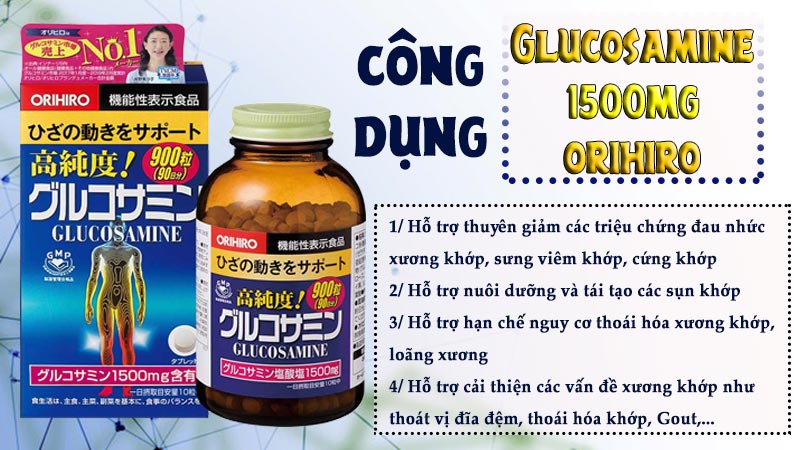 glucosamine 1500mg orihiro có tốt không