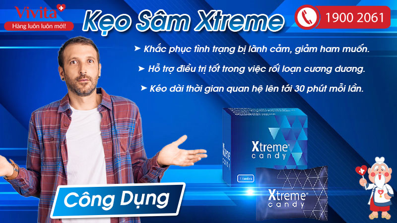 công dụng kẹo sâm xtreme