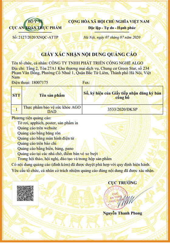 viên uống ago dad