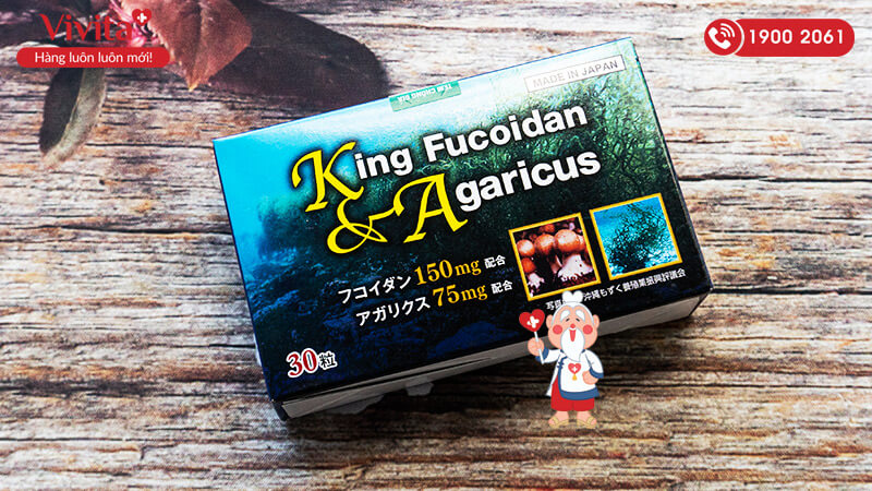 king fucoidan & agaricus có tốt không