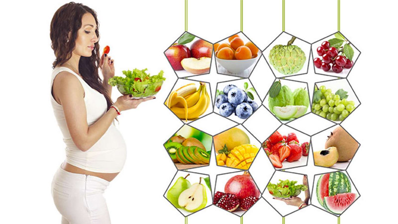 Mẹ bầu cần bổ sung dinh dưỡng từ thực phẩm