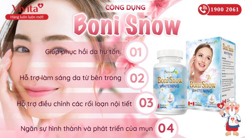 công dụng boni snow