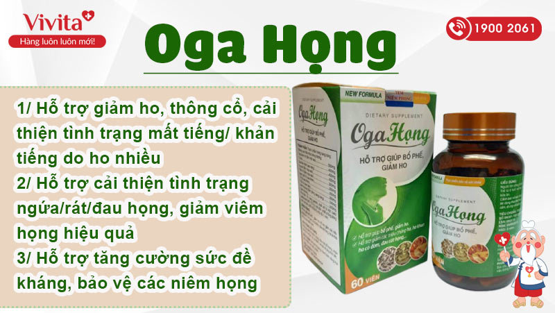 viên uống oga họng có tốt không