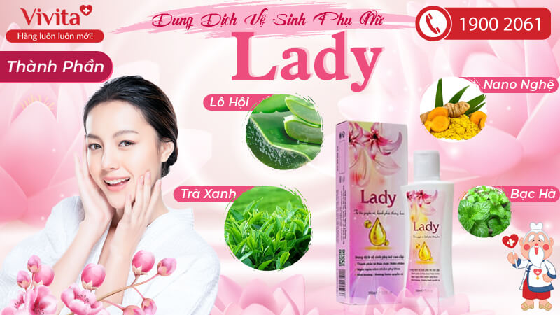 dung dich ve sinh phu nu lady