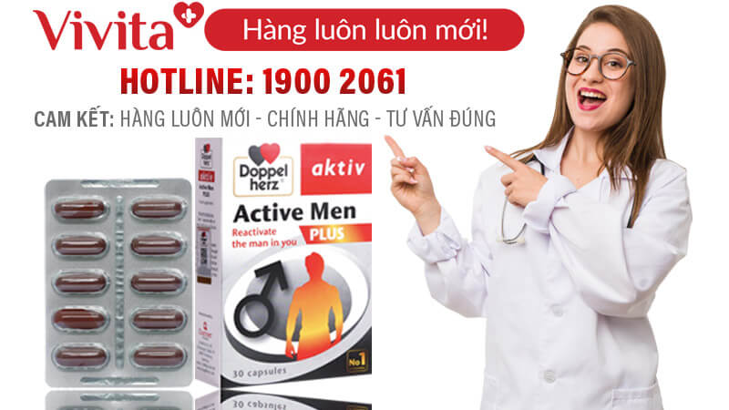 Đến ngay Vivita.vn để sở hữu Active Men Plus chính hãng và có hạn sử dụng mới