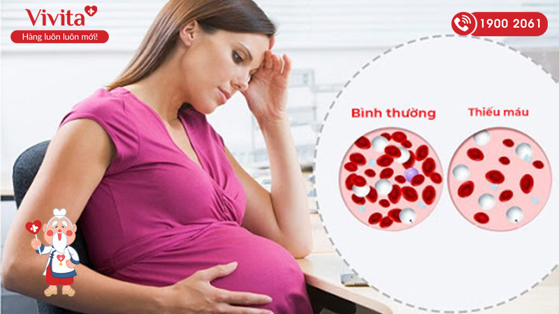 Bổ sung axit folic để tránh thiếu máu thai kỳ