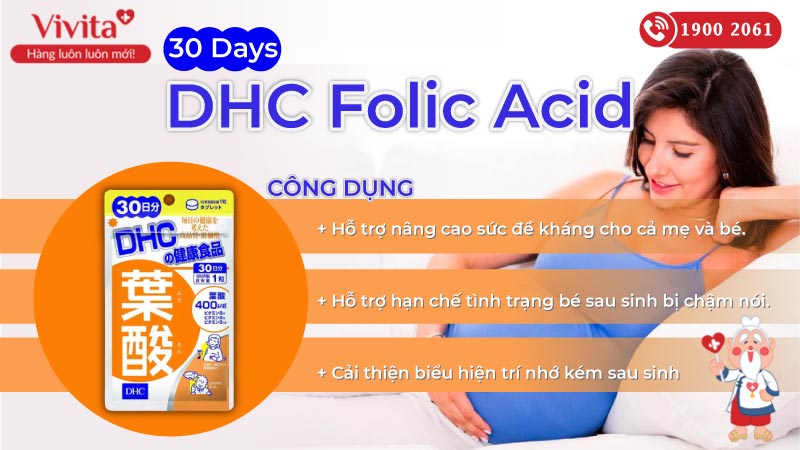 dhc folic acid 30 days co tot khong