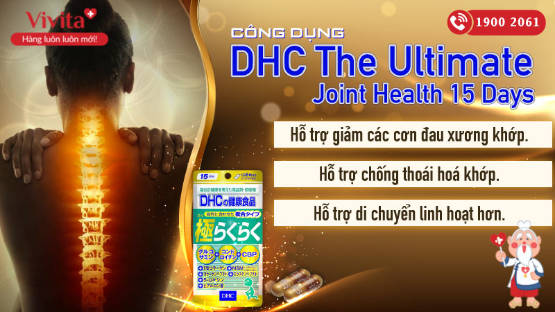 dhc ultimate joint health 15 days có tốt không