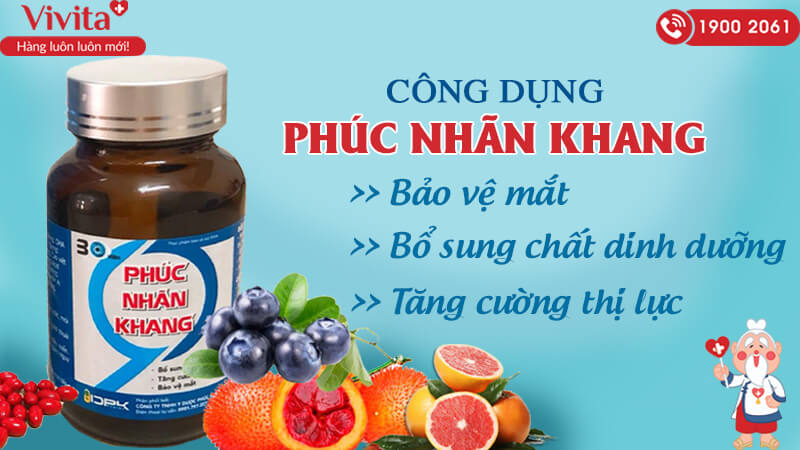 công dụng Phúc Nhãn Khang