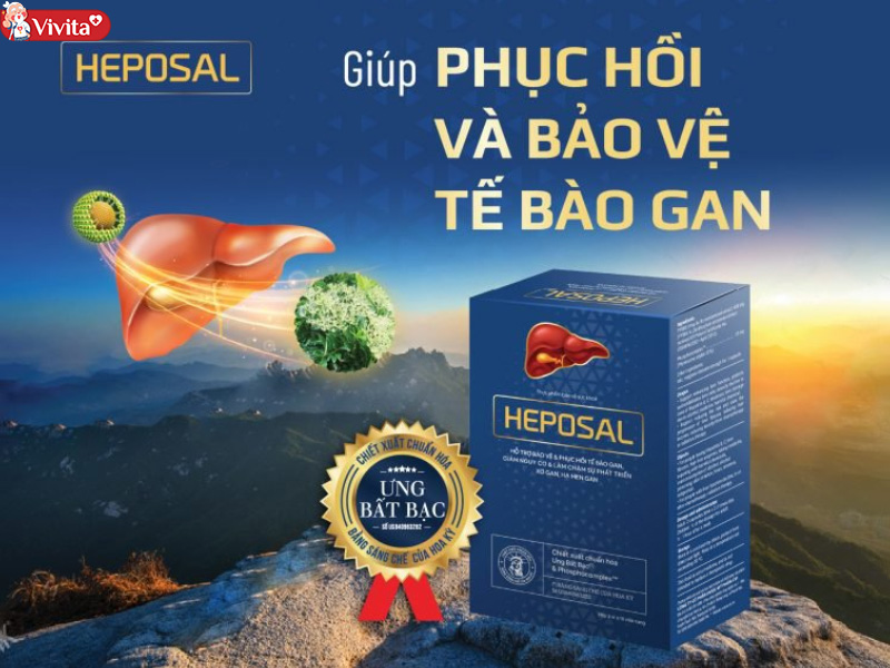 heposal tăng cường chức năng gan