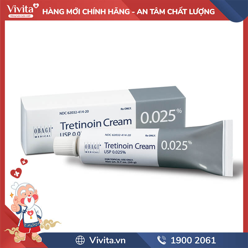 Kem giảm mun obagi tretinoin 0.025%