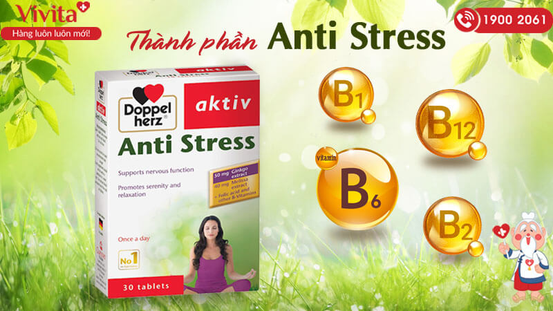 Thành phần viên uống Anti Stress