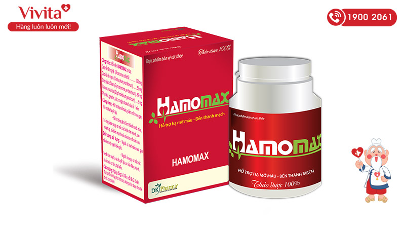 viên giảm mỡ máu hamomax