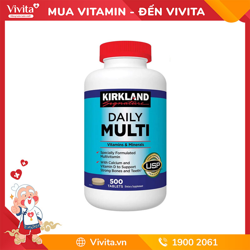 Có những dạng sản phẩm Kirkland Multivitamin nào?
