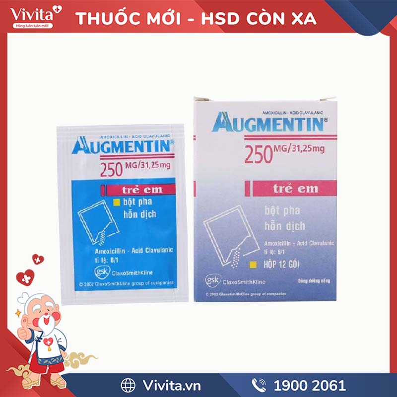 Quy trình cách sử dụng thuốc Augmentin 250mg cho trẻ em như thế nào?
