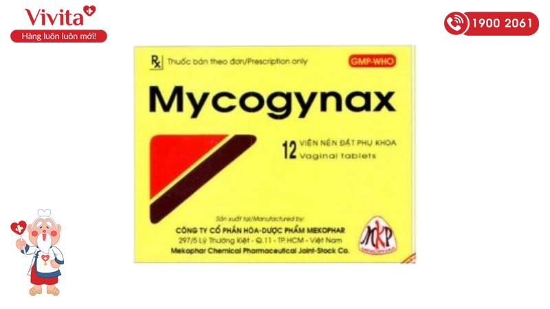 Mycogynax có khả năng tiêu diệt các loại vi khuẩn có hại, gây viêm nhiễm như trùng roi, vi khuẩn kỵ khí, nấm men Candida,...