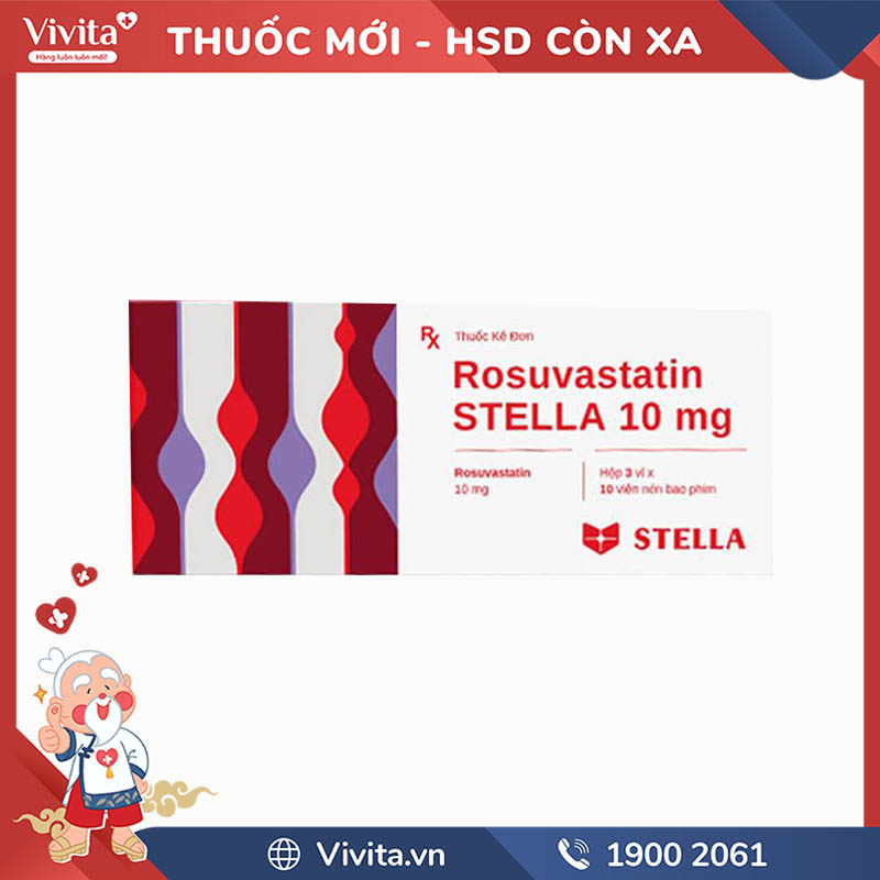 Cách sử dụng và liều lượng của Thuốc Rosuvastatin Stella 10mg là gì?
