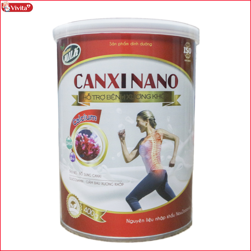 sữa hỗ trợ bệnh xương khớp canxi nano