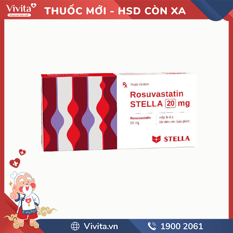 Có những điều cần chú ý khi sử dụng thuốc rosuvastatin stella 20mg?