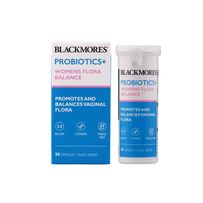 Blackmores probiotics+ womens flora balance 2024 30 capsules