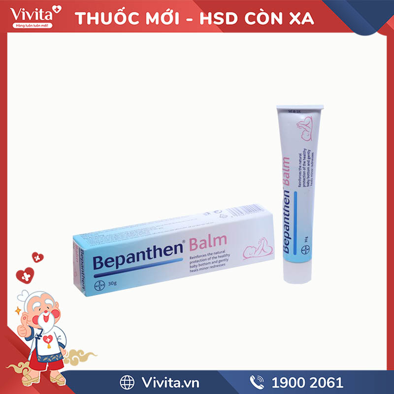 Kem giảm và ngừa hăm tã cho bé Bepanthen Balm