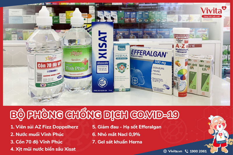 Bộ combo phòng chống dịch vivita