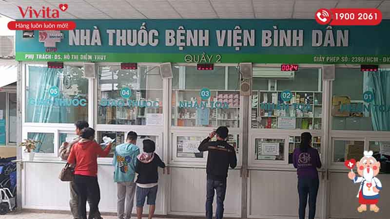 Nhà thuốc bệnh viện Bình Dân