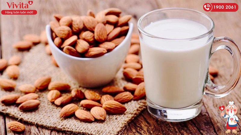 cách giảm cân nhanh chóng với sữa hạnh nhân