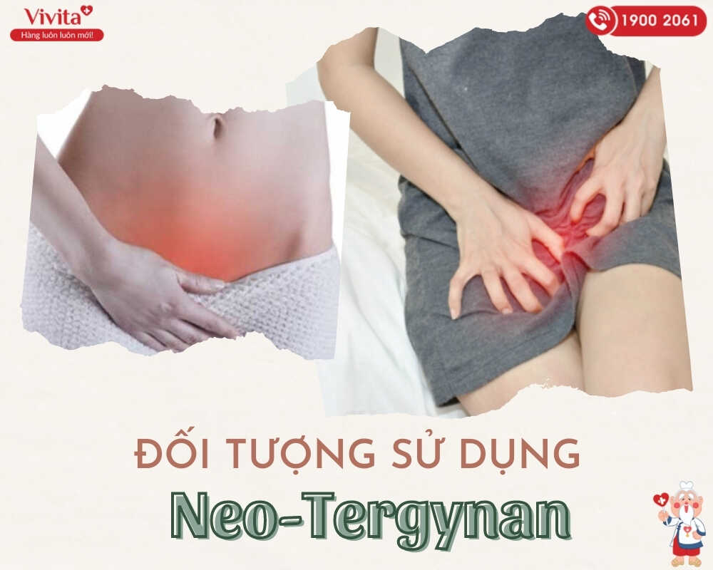 Đối tượng sử dụng thuốc đặt viêm phụ khoa Neo-Tergynan.