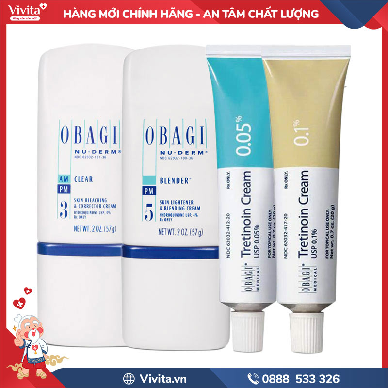 Có thể mix Tretinoin và Hydroquinone để đạt hiệu quả cao hơn